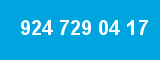 924 729 04 17 924 729 04 17